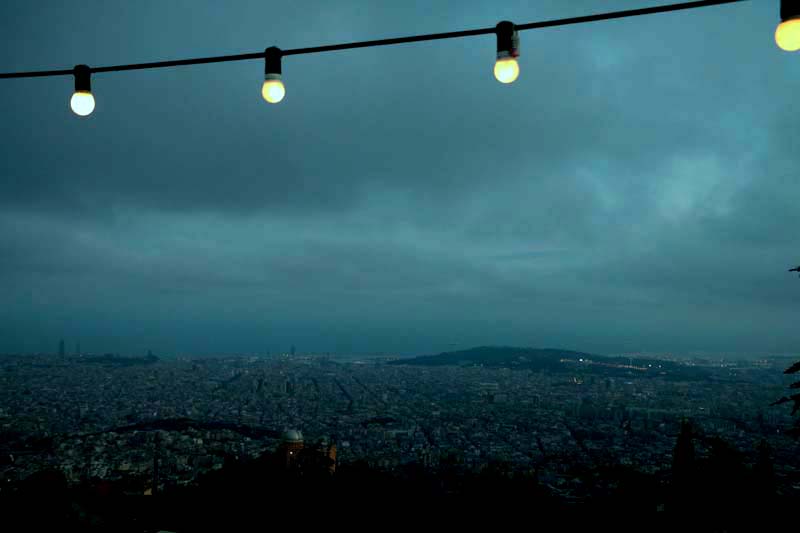 Amusement park lights