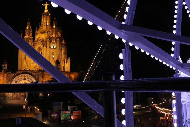1910 amusement park Tibidabo Barcelona
