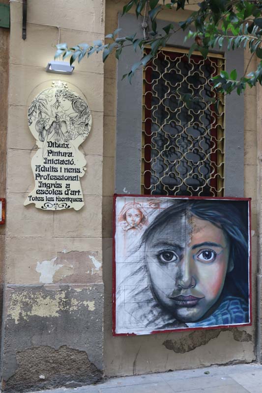 Arts streets Streets of barcelona artsy