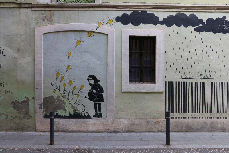Graffiti Streets of barcelona artsy