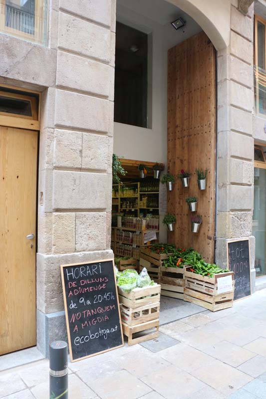 Market Streets of barcelona artsy