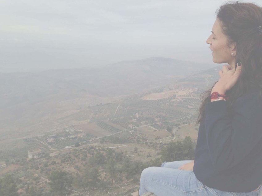 Al Salt, AsSalt, Al-Salt, AlSalt, Jordan, Sitting on the cliff overlooking the city