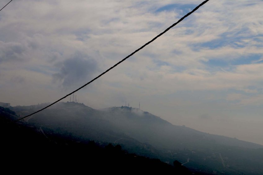 Al Salt, AsSalt, Al-Salt, AlSalt, Jordan, Cloudy foggy mountains
