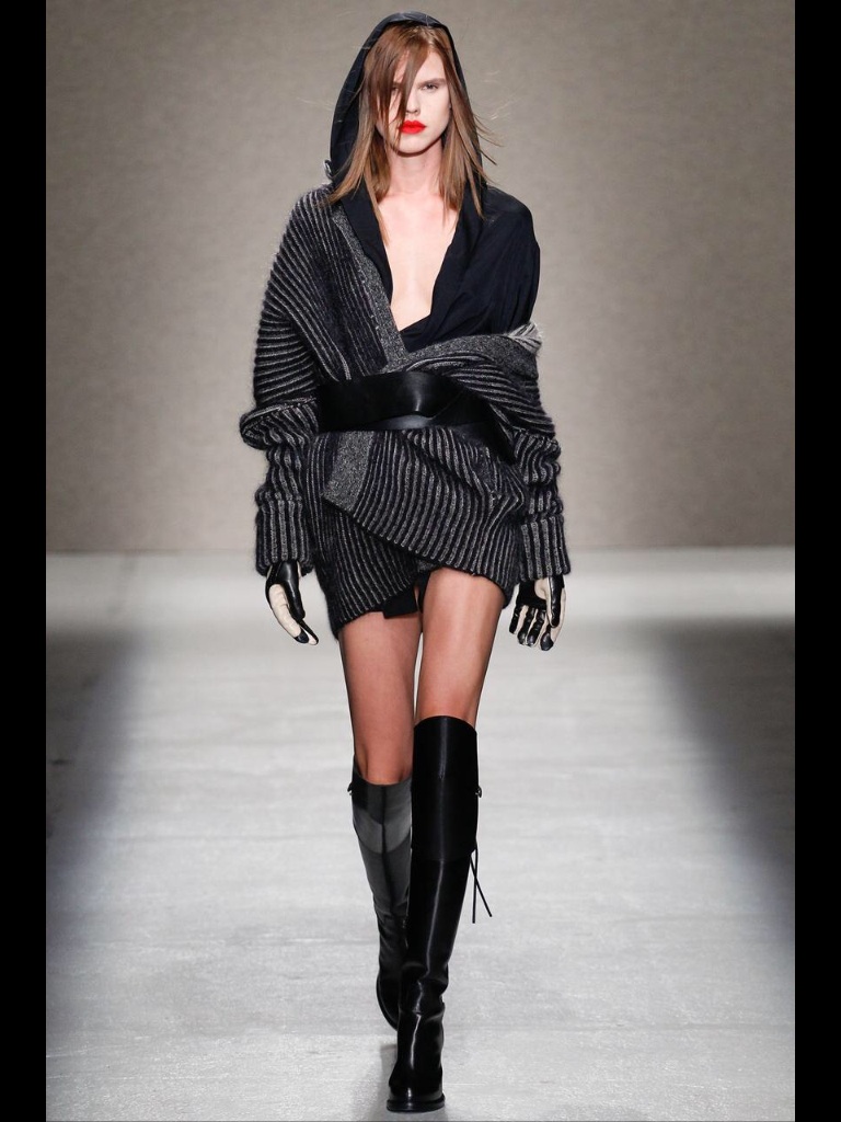 Head to toe all black fall winter collection