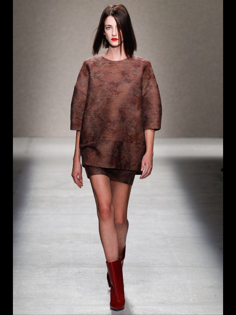 brown dress Earth colors ready to wear