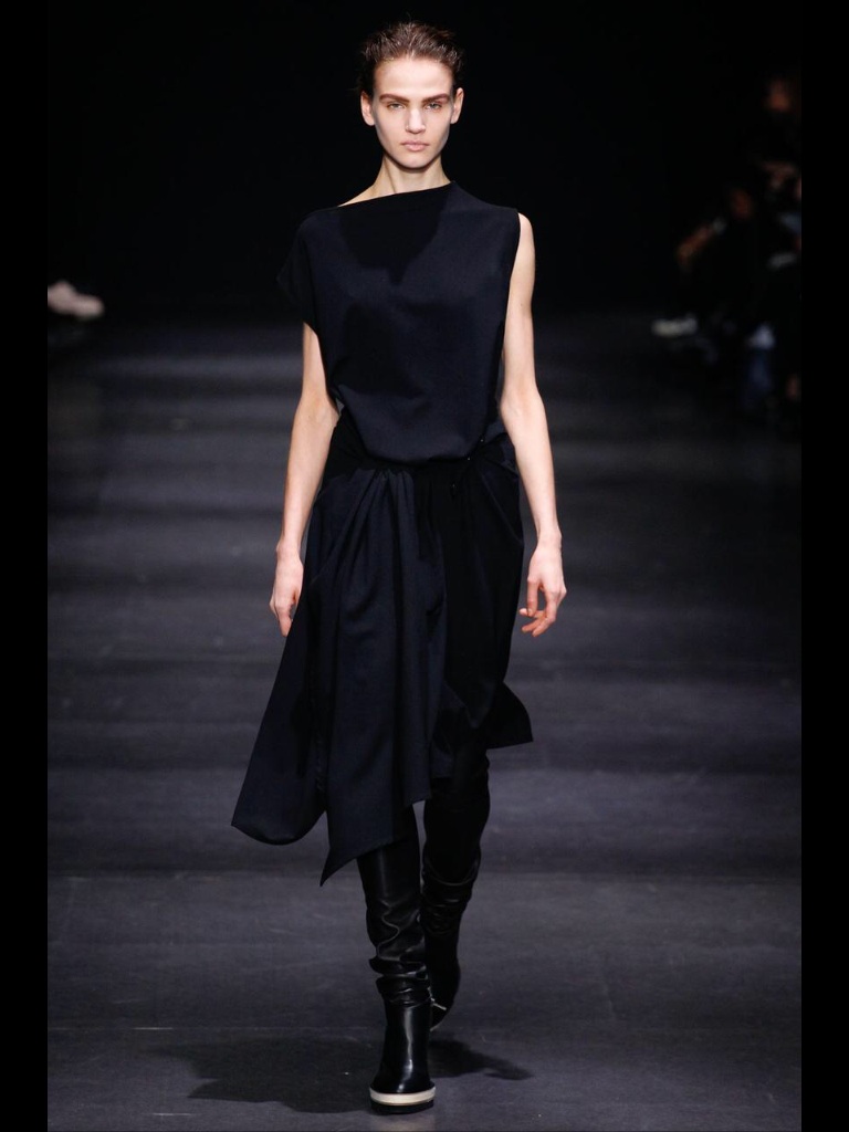 Head to toe all black fall winter collection