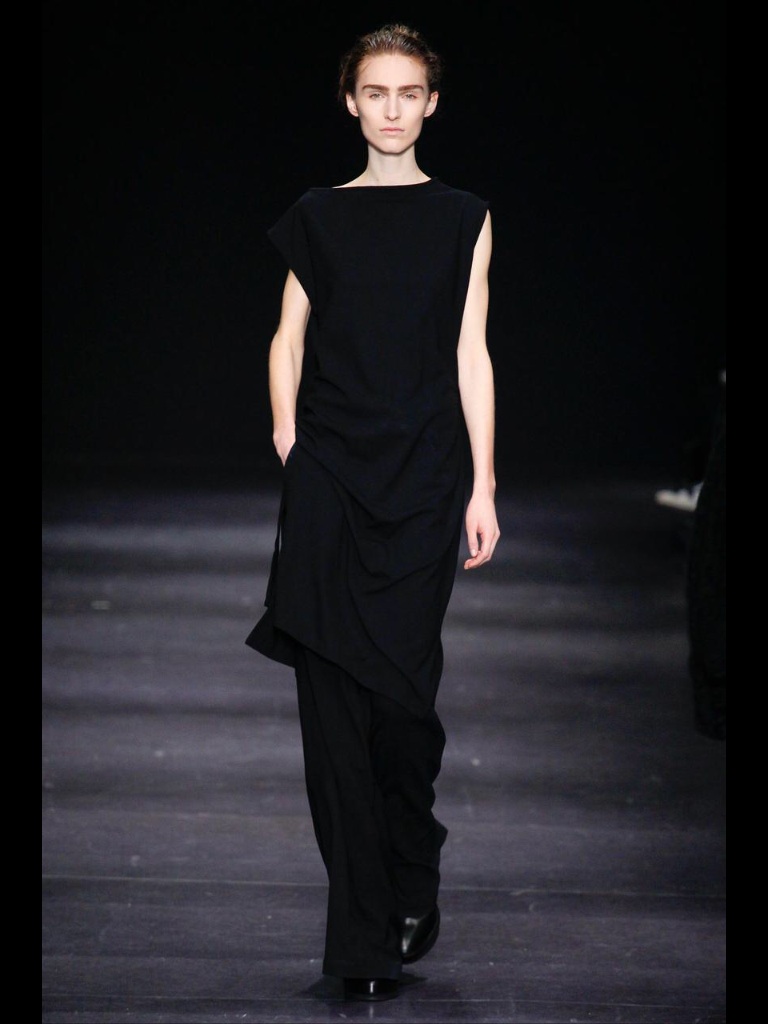 Head to toe all black fall winter collection