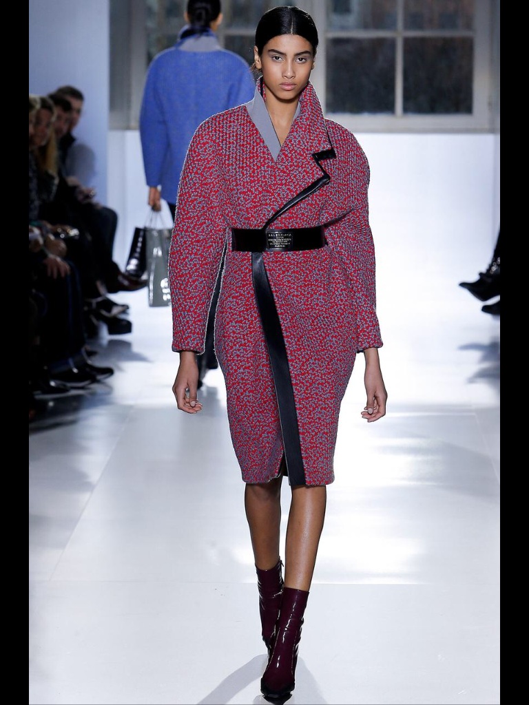 burgundy Belt emphasis ready to wear winter collection