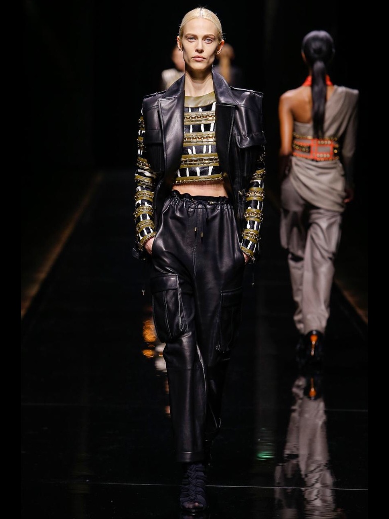 leather winter ready to wear