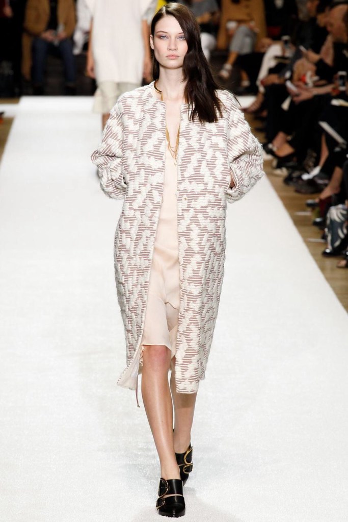 Light color knee length Favorite coats for this fall winter 2014 2015 ready to wear collections