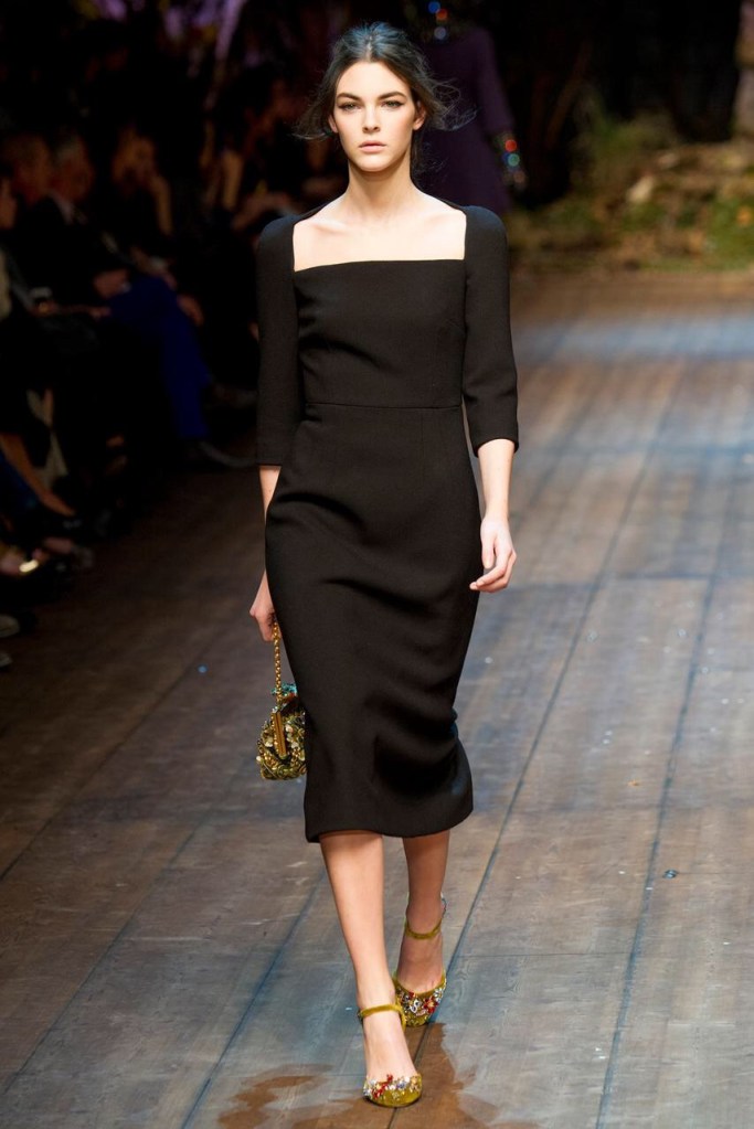 black dress classic looks