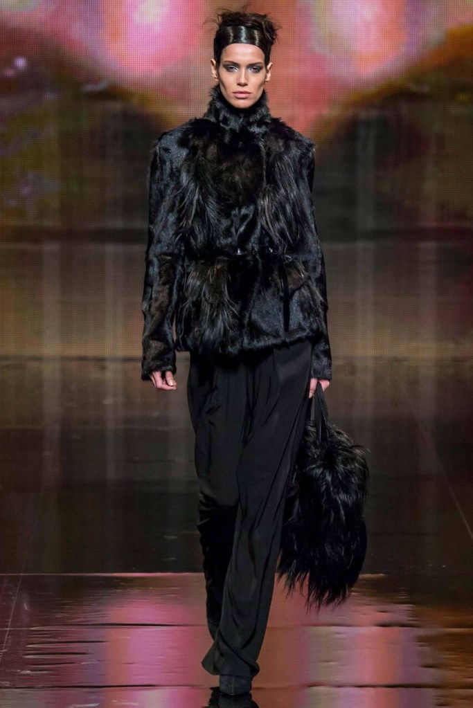 Head to toe all black fall winter collection