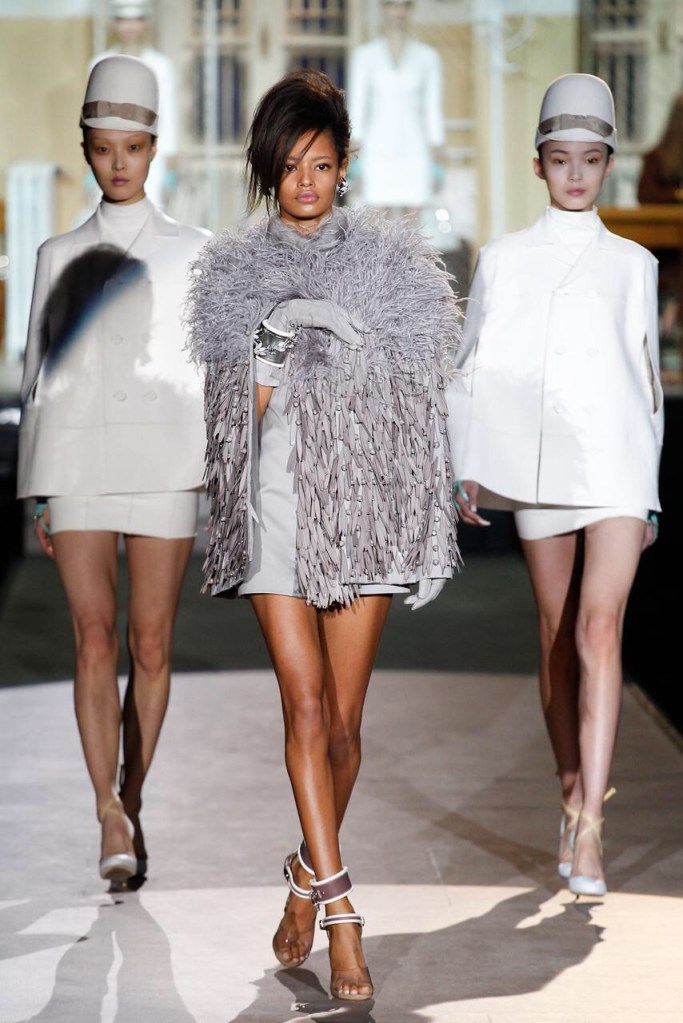 grey fur fall winter ready to wear