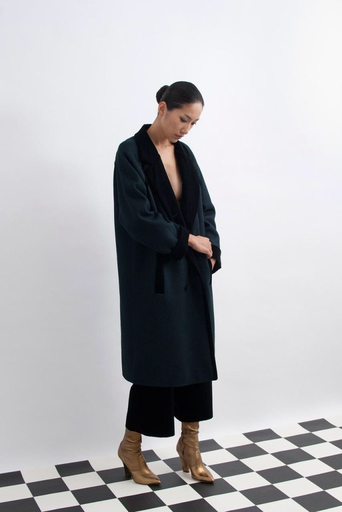 Head to toe all black fall winter collection