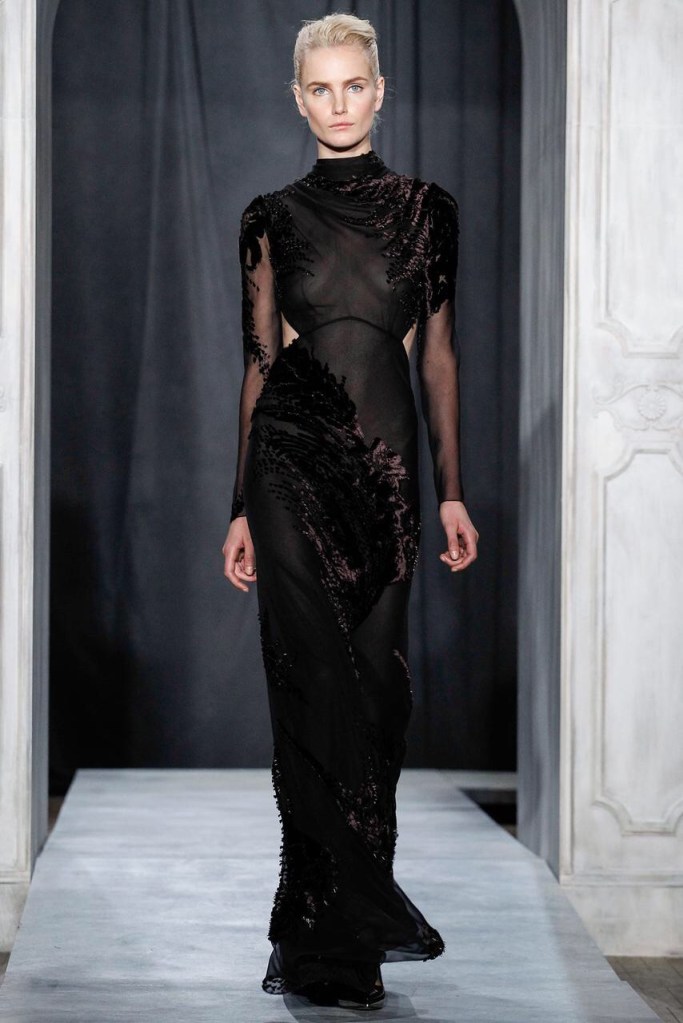 Head to toe all black fall winter collection