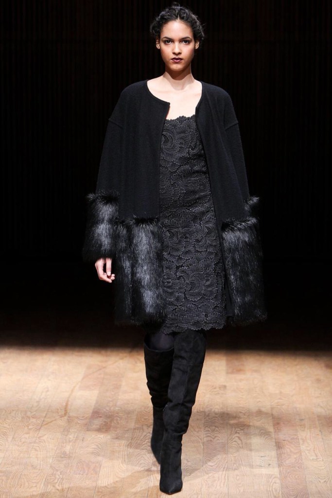 Head to toe all black fall winter collection