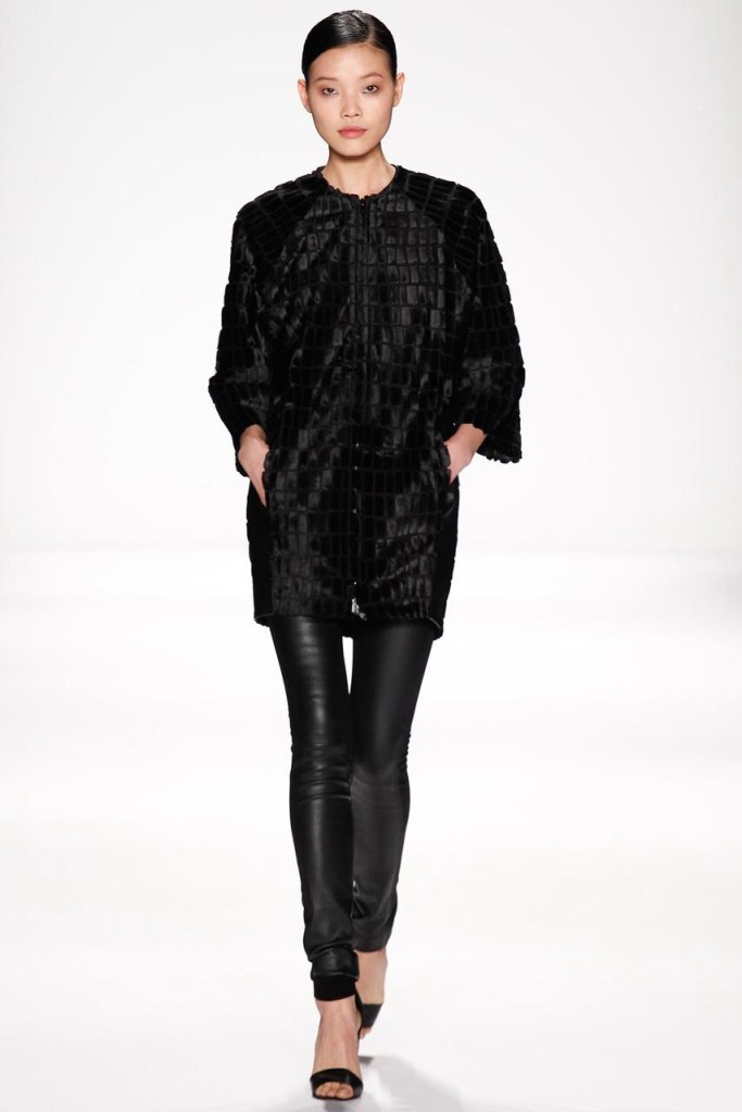 Head to toe all black fall winter collection