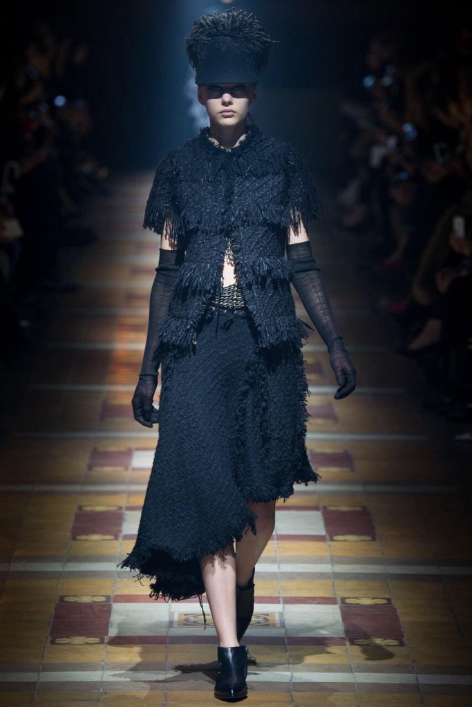 Head to toe all black fall winter collection