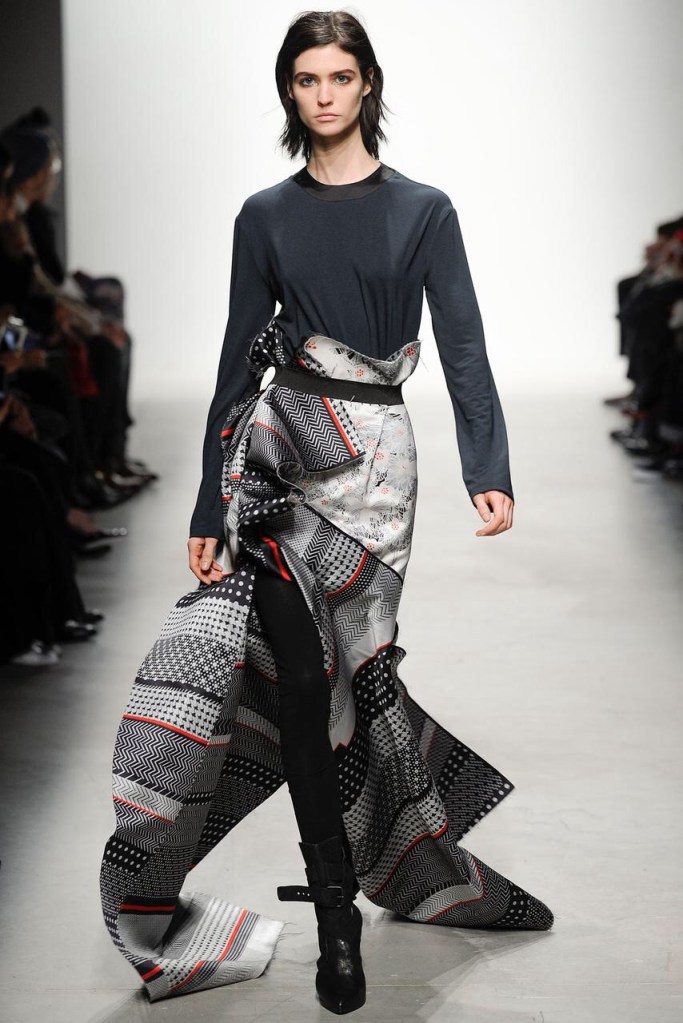 Belt emphasis ready to wear winter collection