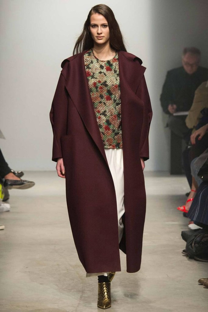 burgundy long coat Favorite coats for this fall winter 2014 2015 ready to wear collections