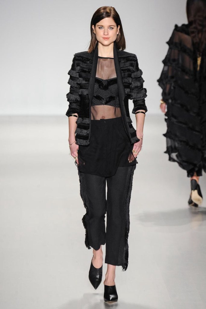 Head to toe all black fall winter collection