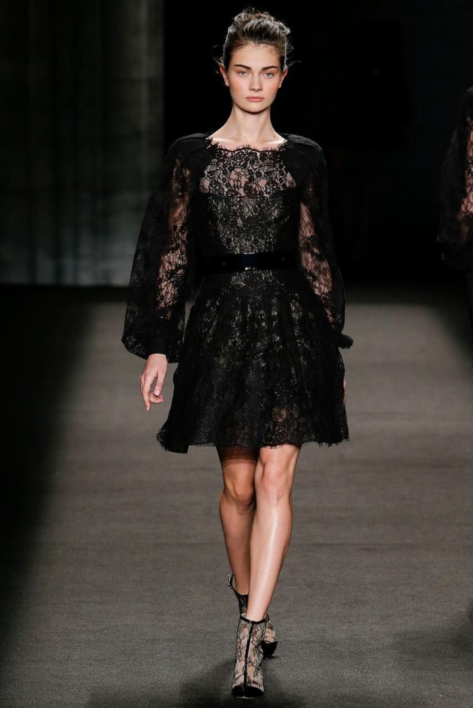 bHead to toe all black fall winter collection