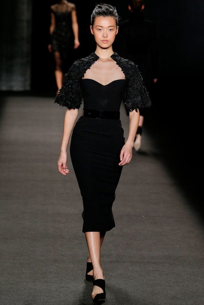 Head to toe all black fall winter collection