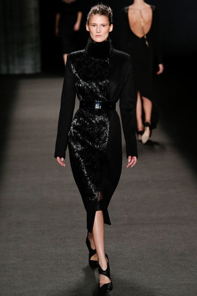 Head to toe all black fall winter collection