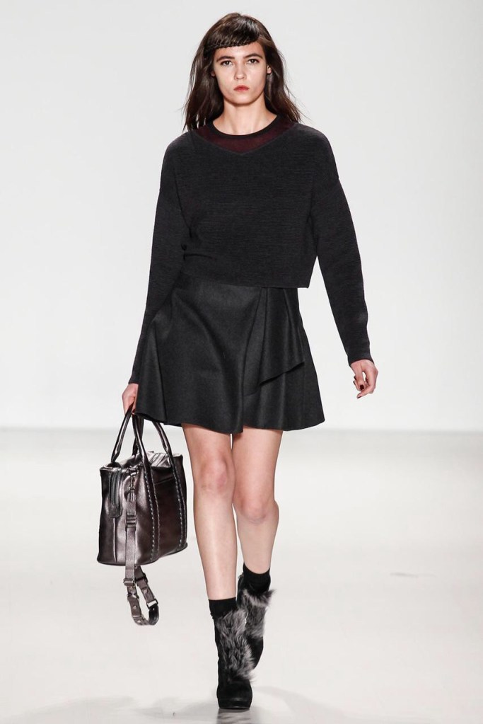 Head to toe all black fall winter collection