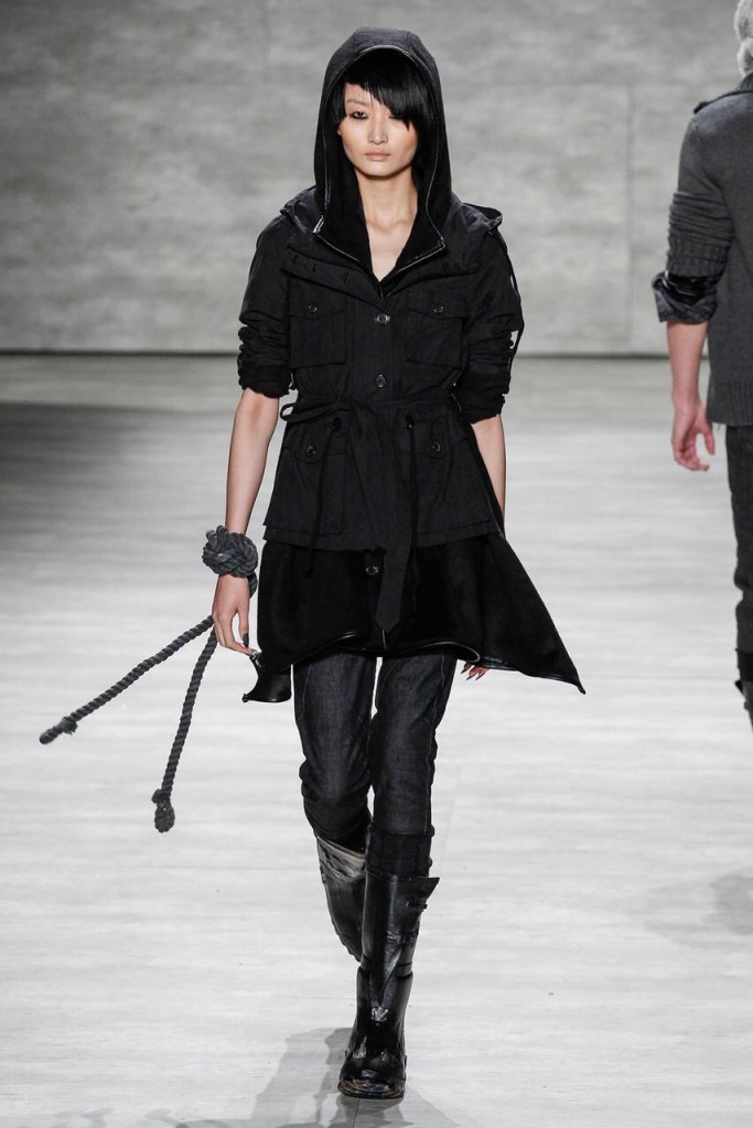 Head to toe all black fall winter collection