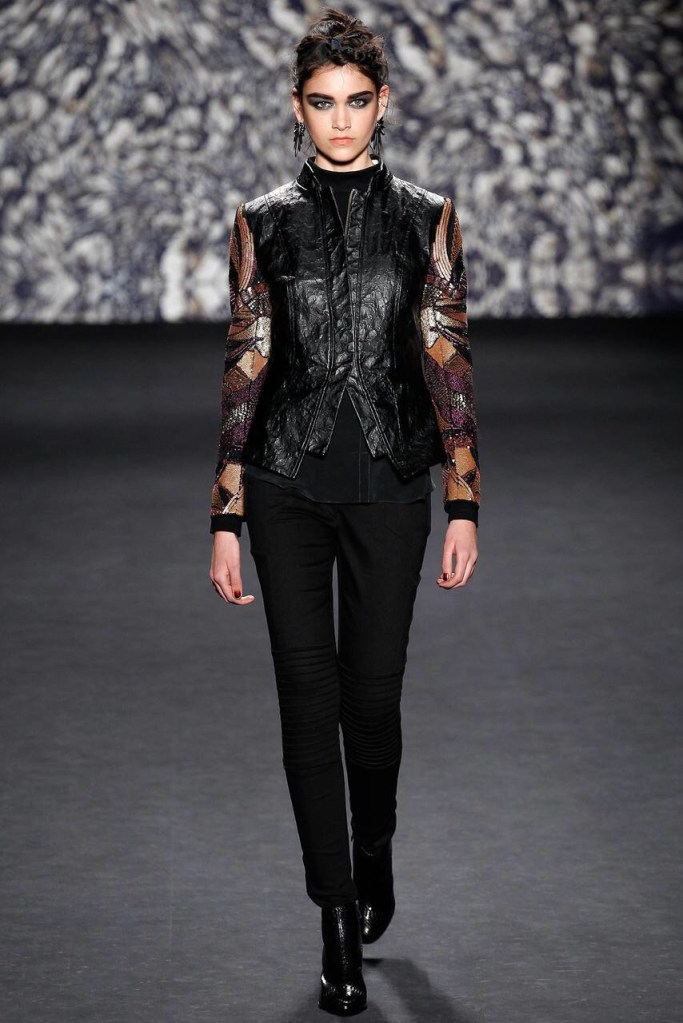 leather winter ready to wear