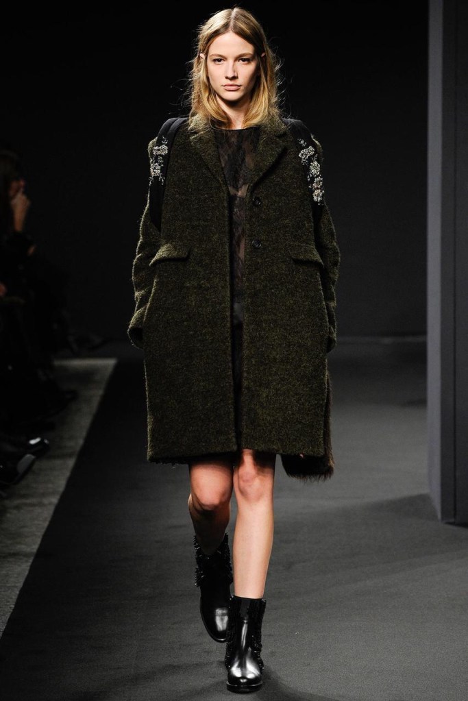 black knee length coat Favorite coats for this fall winter 2014 2015 ready to wear collections