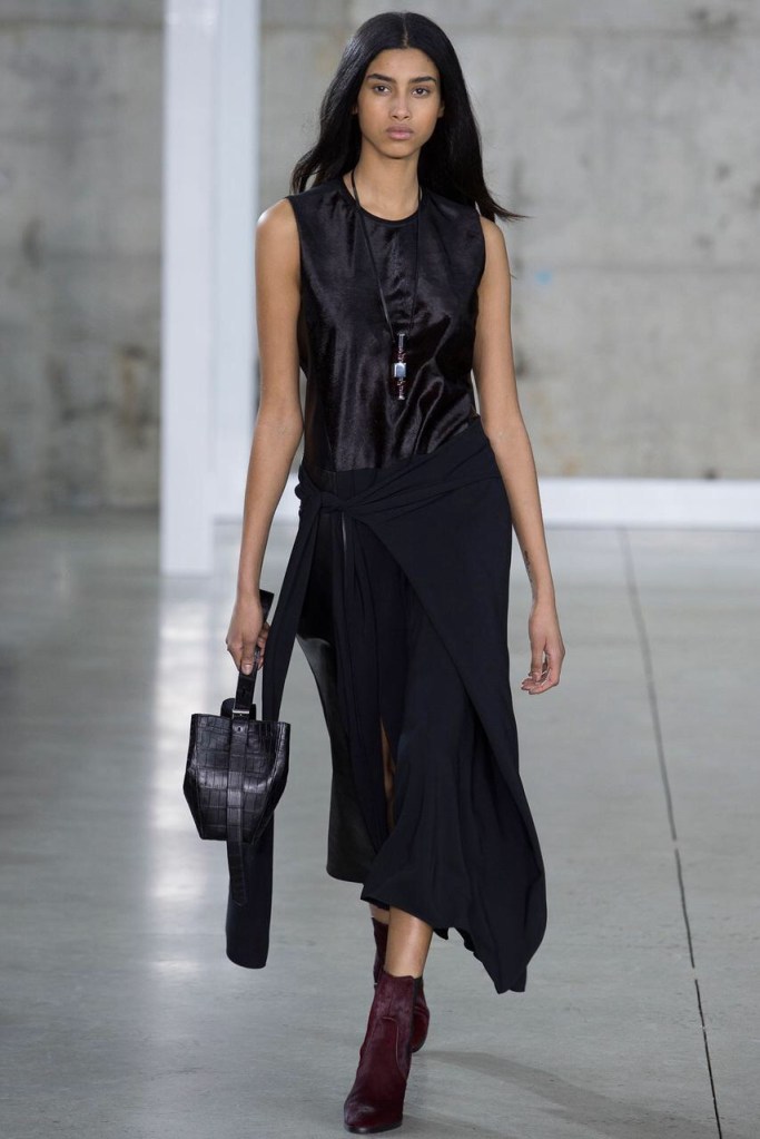 Head to toe all black fall winter collection