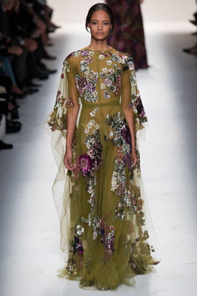 floral green dress Evening gowns and dresses