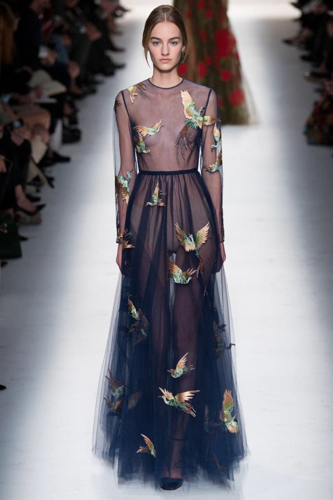 birds prints dress Evening gowns and dresses