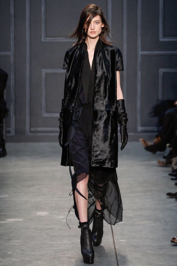 leather winter ready to wear