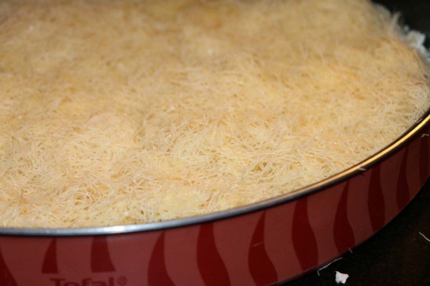 Making Knafeh Kunafa kanafeh