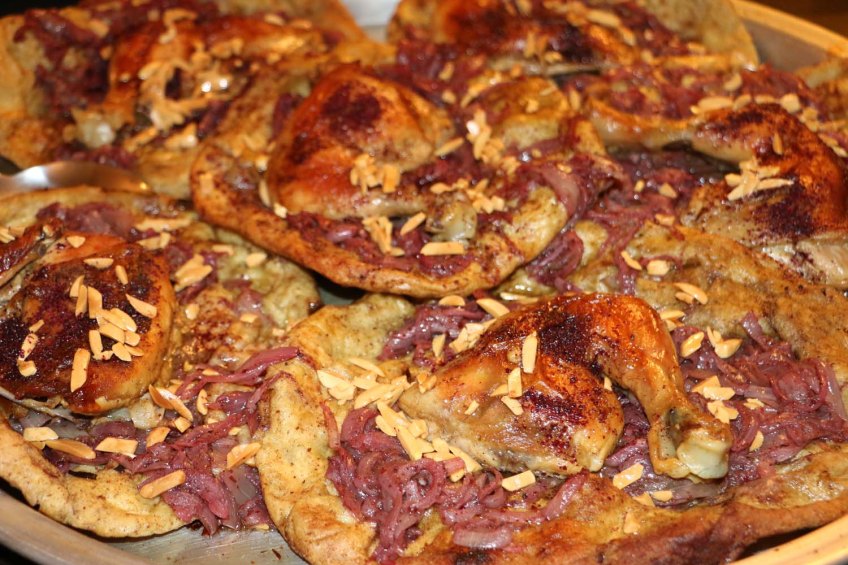 Musakhan is a traditional palestinian dish