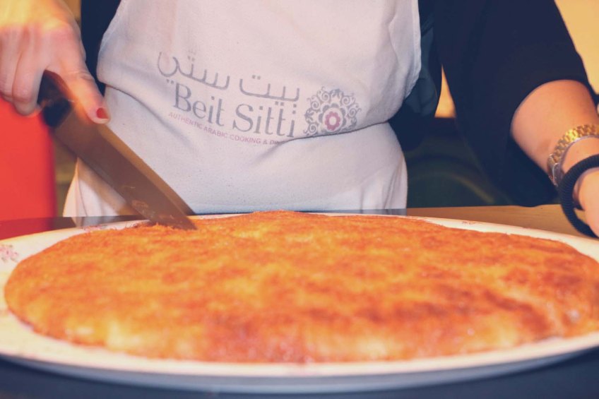 Making Knafeh Kunafa kanafeh