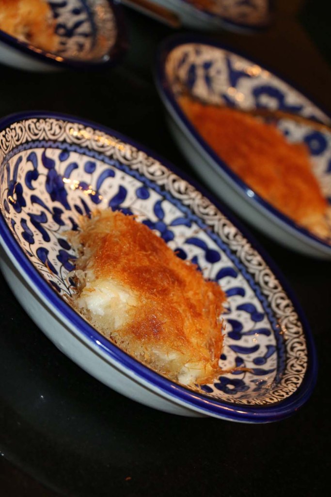 Knafeh a Palestinian dessert from Nablus
