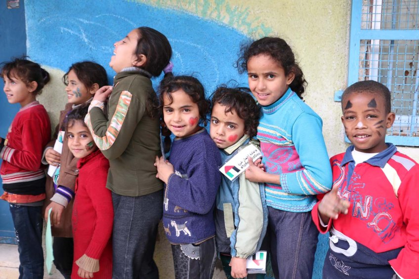 Palestinian refugee kids