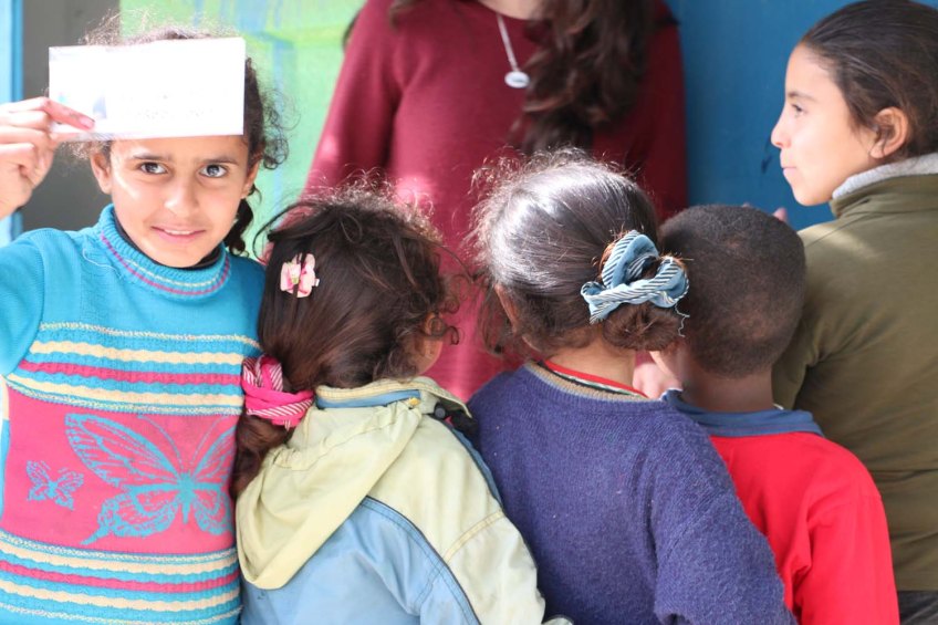 Palestinian refugee kids