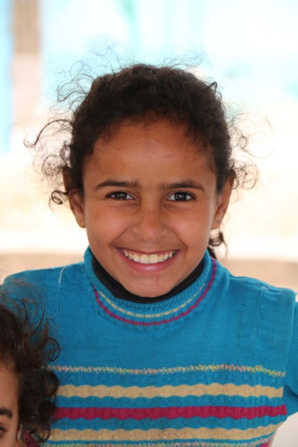 Palestinian refugee kid