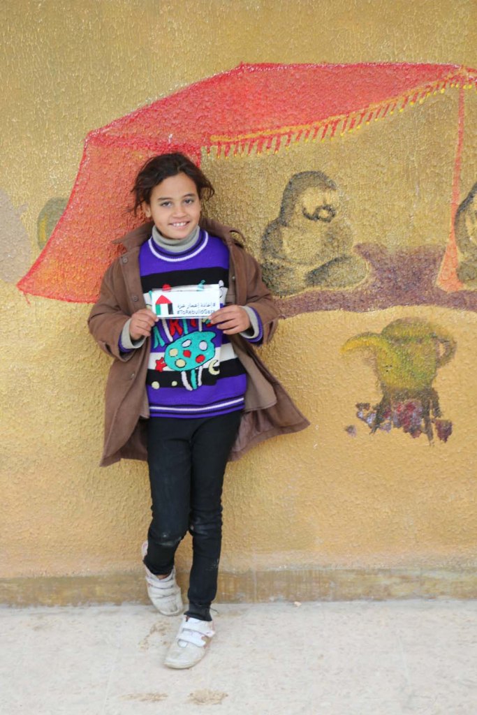 To rebuild Gaza at the Jarash Gaza Refugee Camp