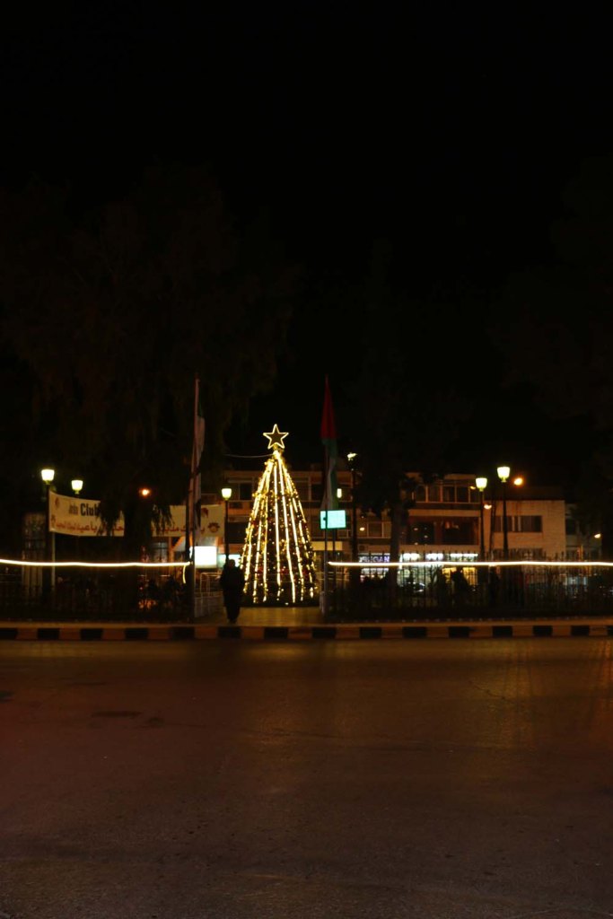 Christmas Tree and holiday in Amman Jordan beautiful in webdeh paris circle