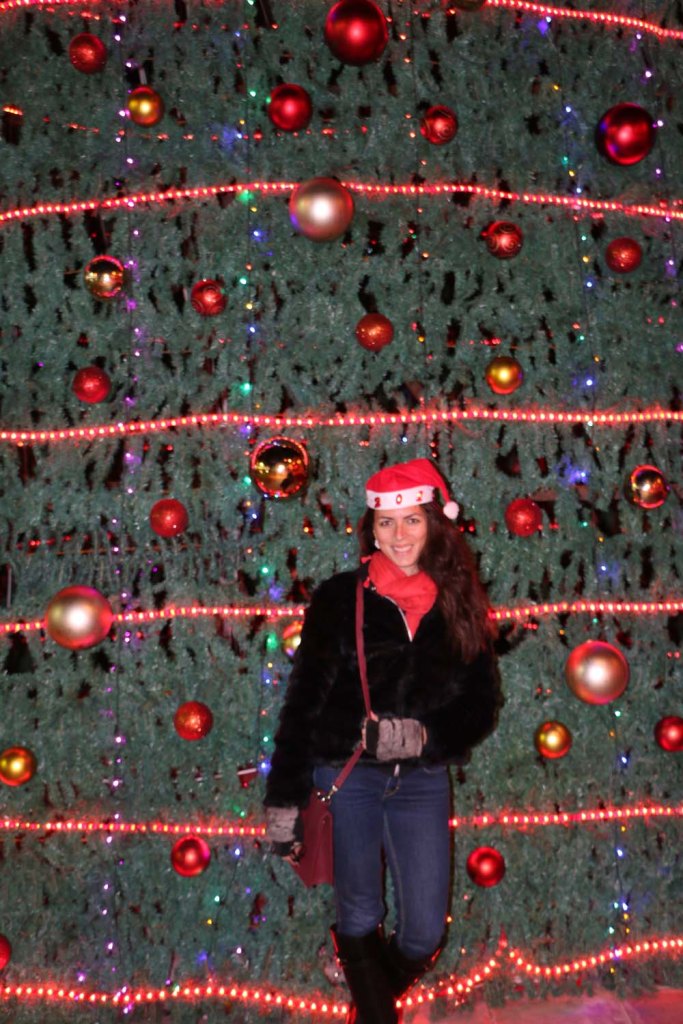 Christmas Tree and holiday in Amman Jordan beautiful in Fuheis near by amman in jordan