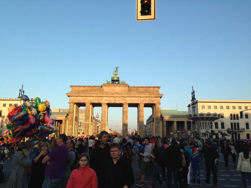 Festival at the Brandenburger Mitee Berlin