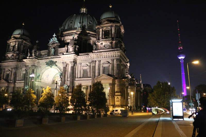 Night view of the Berlin Dome “Cathedral” in Mitte