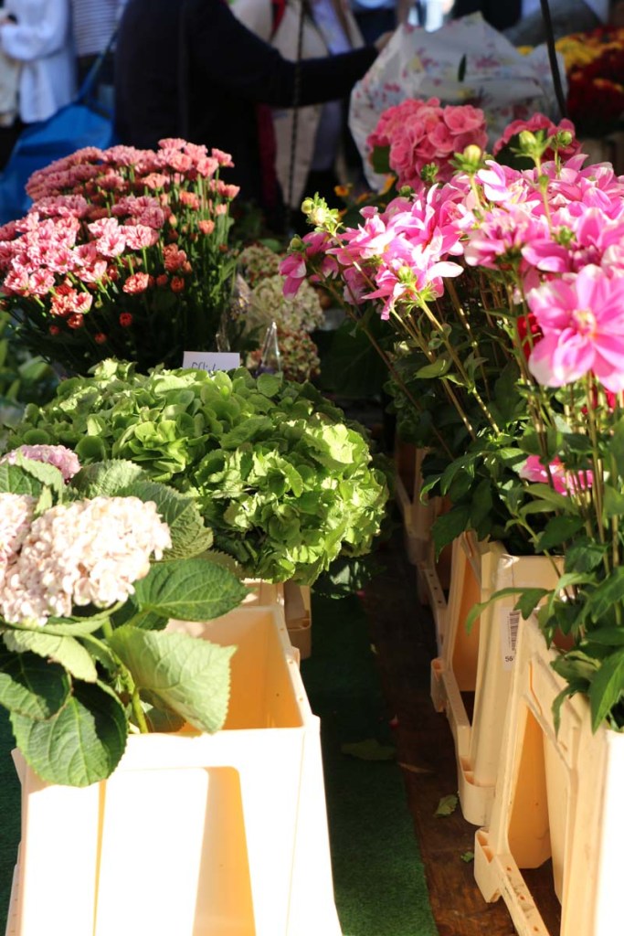 Flowers Neukolln flea market in Berlin Maybachufer