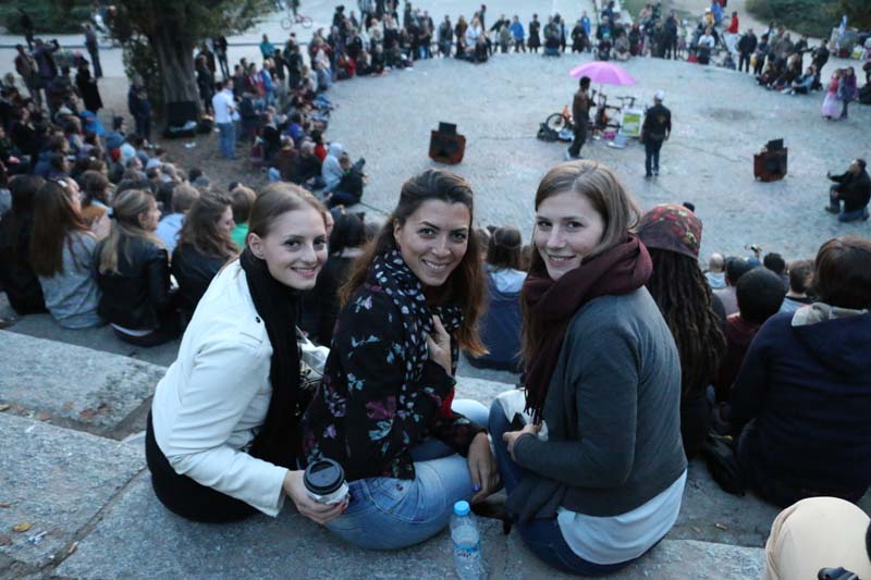 Thousands of people attend the Bearpit Karaoke show at meauerpark